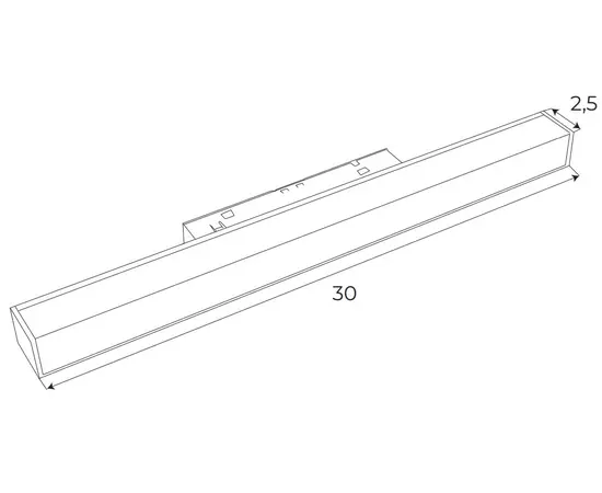 Maxlight magnetic m0001z lampa magnetyczna liniowa system zigbee 12w 634lm 2700/5000k