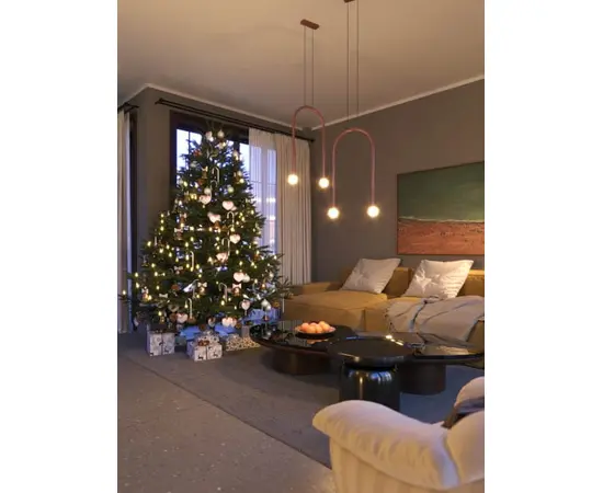 Maxlight p0523 lampa wisząca enigma czerwona