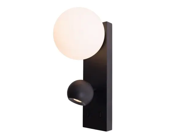 Maxlight w0351 kinkiet atom czarny
