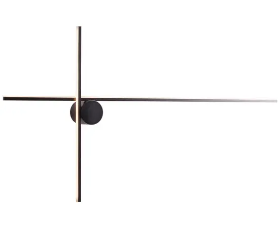 Maxlight w0370 kinkiet arne 90cm 15w czarny ip44 3000k