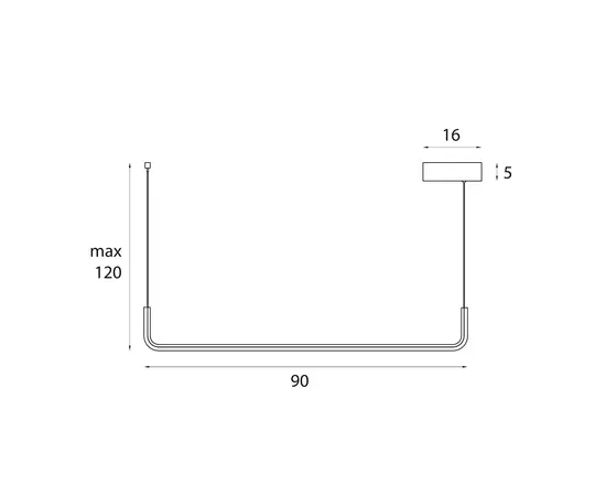 Maxlight Urus P0644 Lampa Wisząca_tech