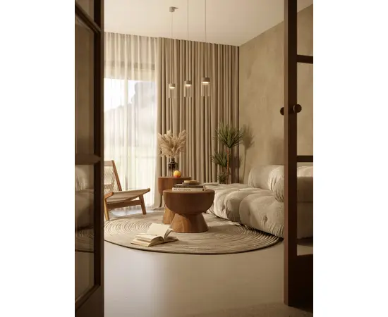 Maxlight p0639 lampa wisząca fusion szaro jedwabista