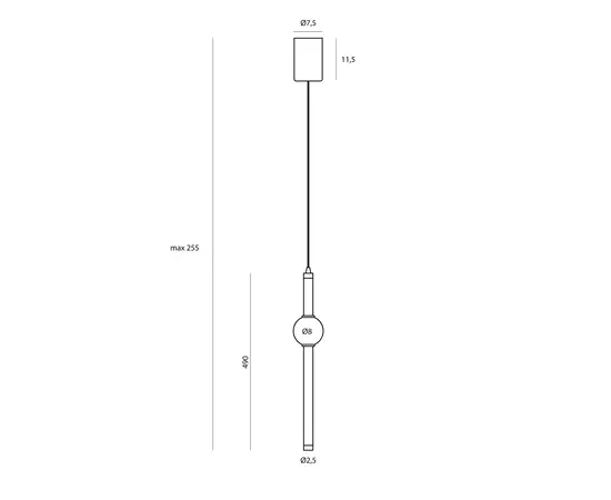 Maxlight p0611 lampa wisząca verdes