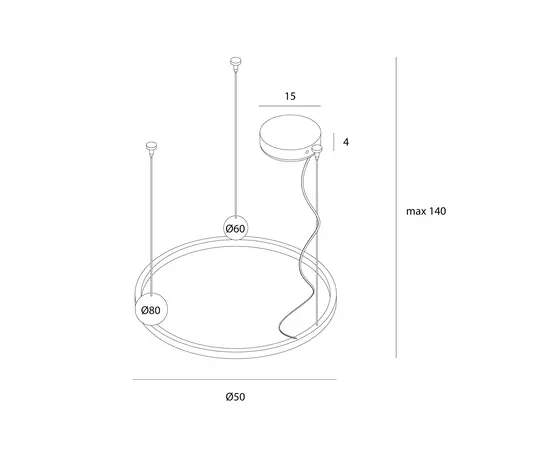 Maxlight p0613 lampa wisząca solaris