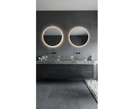 Maxlight w0387 mirror okrąg ⌀80 cm bezramkowe lustro podświetlane