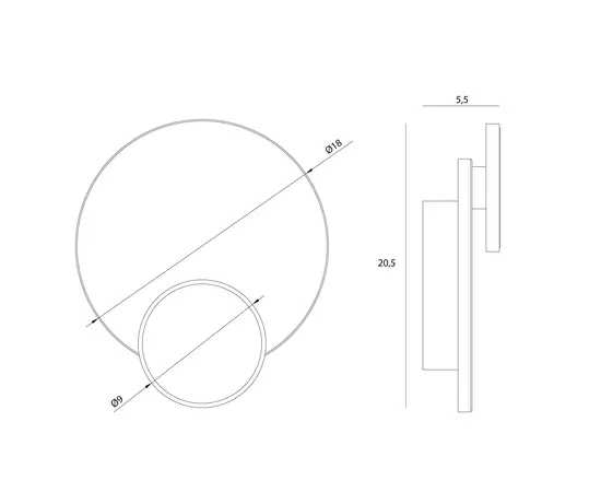 Maxlight w0394 kinkiet travertino  10w