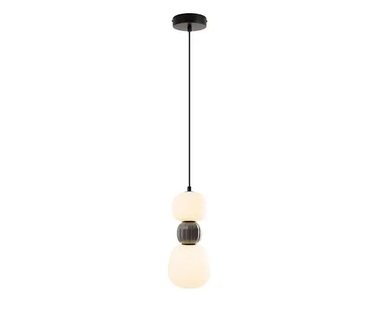 Maxlight p0629 lampa wisząca modern opal + dark grey 13w