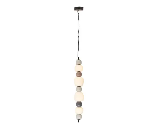Maxlight p0631 lampa wiszaca modern opal + dark grey + medium brown + light grey 32w