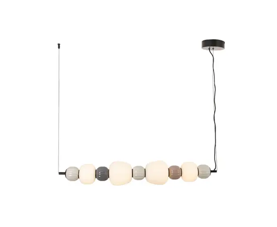 Maxlight p0631 lampa wiszaca modern opal + dark grey + medium brown + light grey 32w