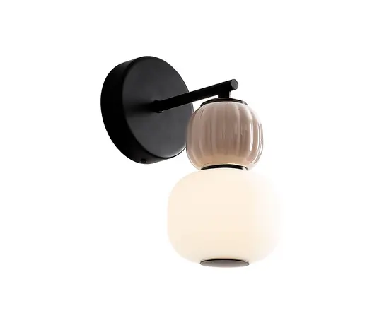 Maxlight w0399 kinkiet modern opal + medium brown 5w