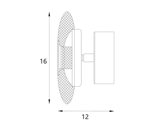 Maxlight w0424 kinkiet lunaris 6w