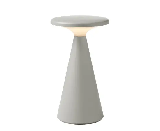 Maxlight t0064 lampa stołowa funghi  szara ip44