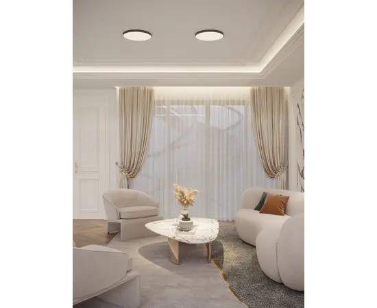 Maxlight c0270 plafon lumos czarny 36w ip44