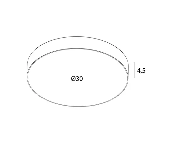 Maxlight c0271 plafon lumos biały 24w ip44