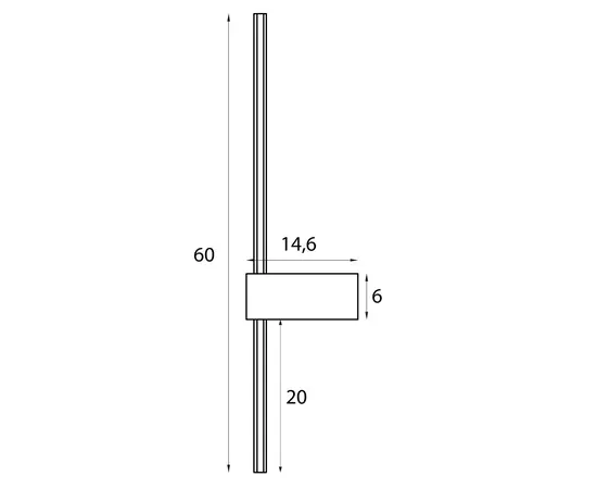 Maxlight w0413 kinkiet spirit czarny 9w
