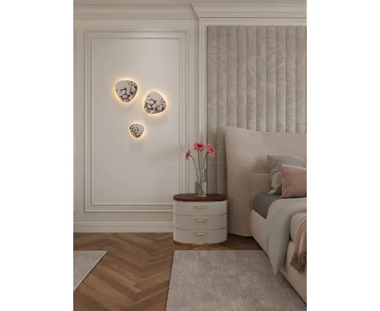Maxlight w0390 kinkiet marbles biały 10w