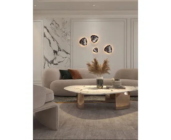 Maxlight w0392 kinkiet marbles czarny 10w