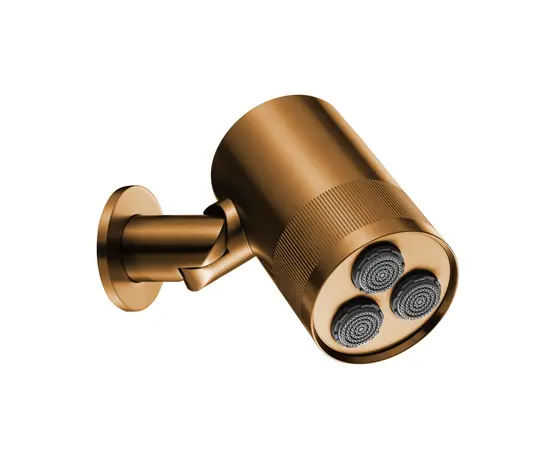 Mobi horizon axis copper brushed deszczownica ścienna