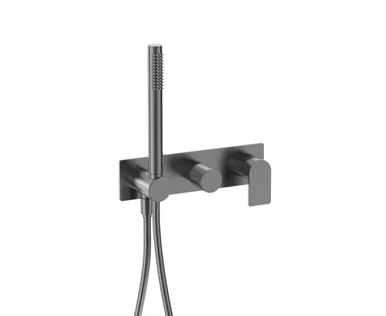 Mobi horizon gunmetal brushed bateria podtynkowa dwu-funkcyjna