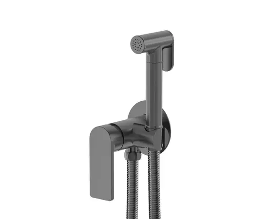 Mobi horizon gunmetal brushed bateria bidetowa podtynkowa