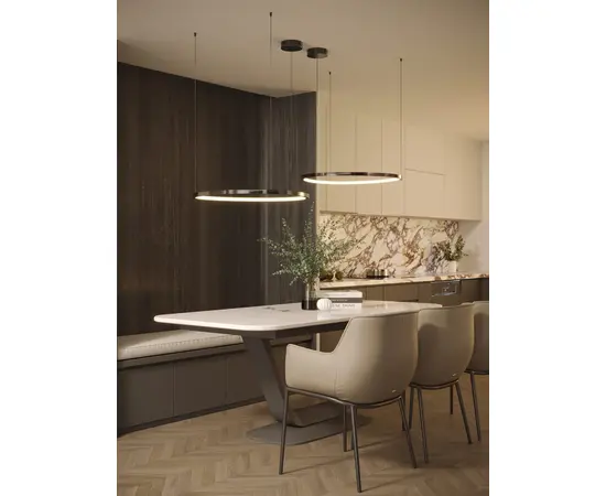 Maxlight p0662d lampa wisząca cayenne 80cm brushed black