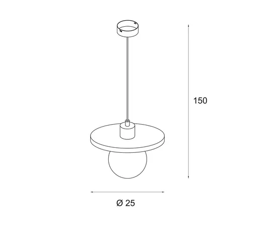 Maxlight p0650 lampa wisząca lando