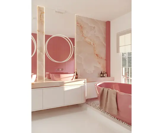 Maxlight p0651 lampa wisząca visual ver biała 60cm 22w ip44