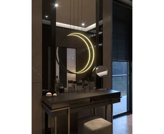 Maxlight p0652 lampa wisząca visual ver czarna 60cm 22w ip44