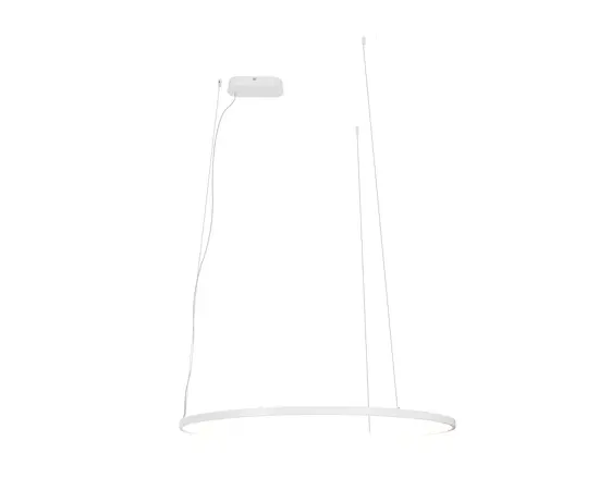 Maxlight p0657 lampa wisząca visual hor biała 80cm 28w ip44