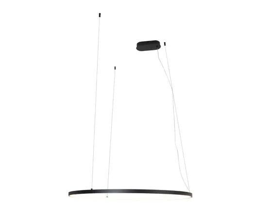 Maxlight p0658 lampa wisząca visual hor czarna 80cm 28w ip44