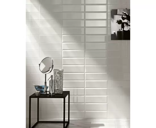 Ragno Unitech Diamantato Bianco 10x30 Płytka ceramiczna ścienna R1U834