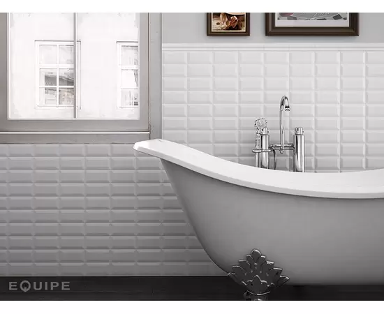 Equipe Evolution Metro WHITE  7,5x7,5  PŁYTKA ceramiczna połysk