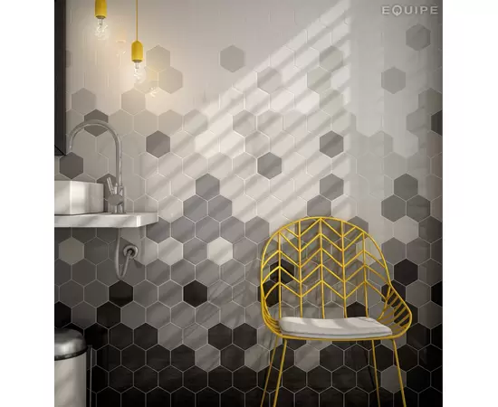 Equipe Scale HEXAGON WHITE MATT 12,4x10,7  płytka ceramiczna matowa