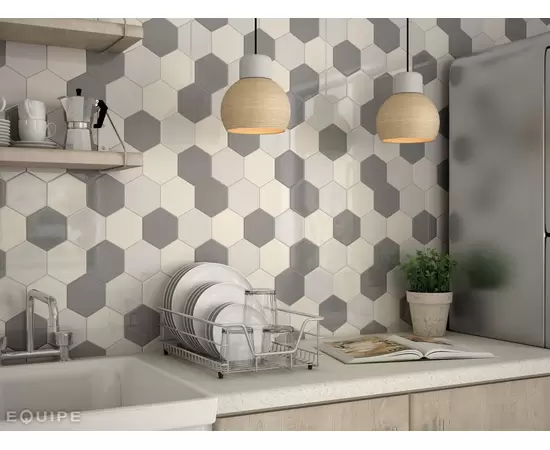 Equipe Scale HEXAGON WHITE MATT 12,4x10,7  płytka ceramiczna matowa