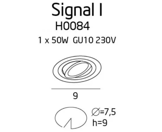 MAXLIGHT Signal I H0084 Oprawa podtynkowa DARMOWA WYSYŁKA W 24h
