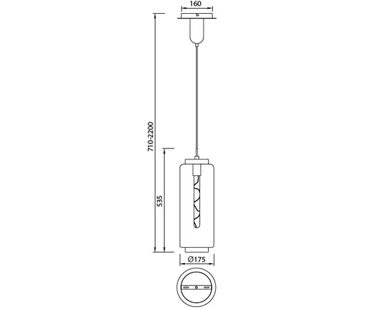 Mantra Jarras 6196 lampa wisząca