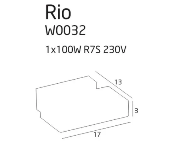 MAXLIGHT Rio *W0032* Kinkiet DARMOWA WYSYŁKA W 24h